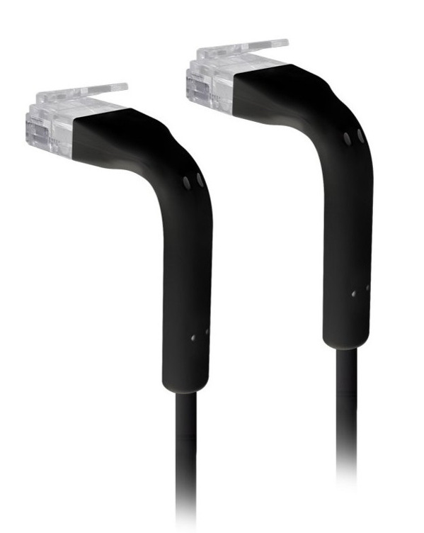 Zdjęcie produktu: Ubiquiti UniFi Patch Cable patchcord LAN 0.1m Cat6 Czarny U-Cable-Patch-RJ45-BK