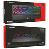 Miniatura zdjęcia: Klawiatura membranowa Rampage z podstawką Simula RGB czarna