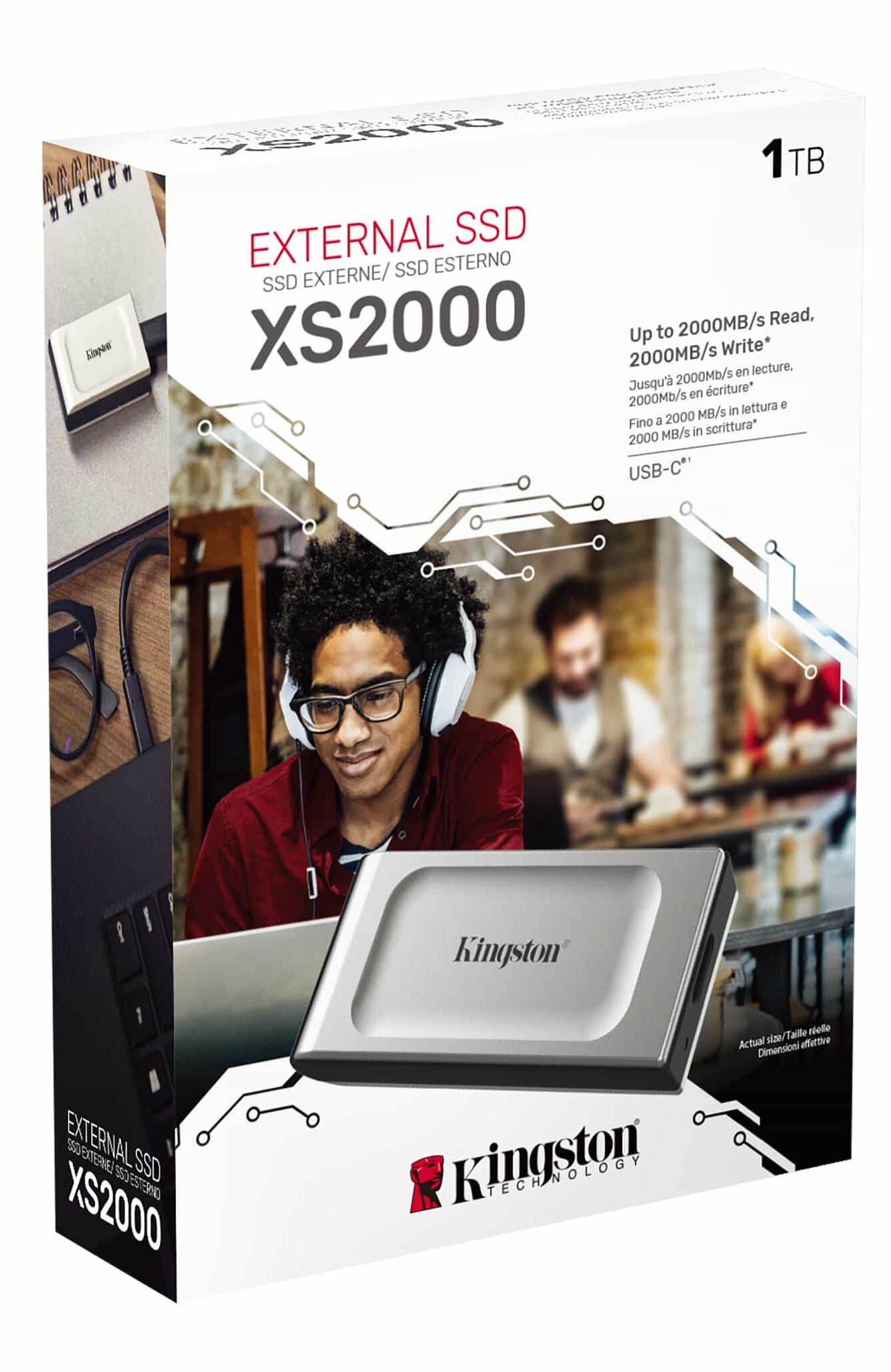 Dysk przenośny Kingston PORTABLE SSD XS2000 1TB USB3.2