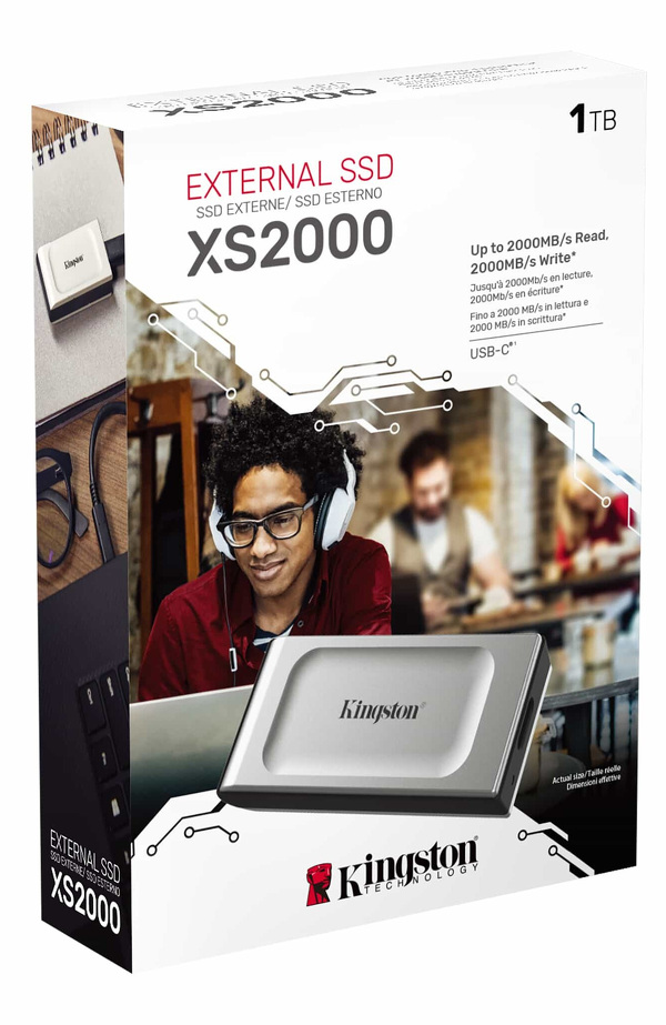 Zdjęcie produktu: Dysk przenośny Kingston PORTABLE SSD XS2000 1TB USB3.2