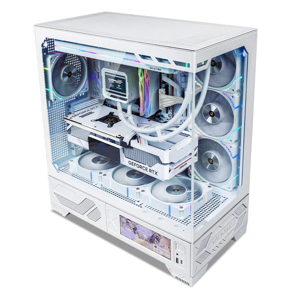 Zdjęcie produktu: Obudowa komputerowa Valkyrie VK03 LCD White (VK-CASE03LCDW)