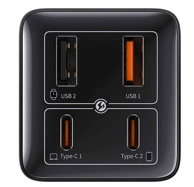 Zdjęcie produktu: Ładowarka Baseus GaN6 Pro 100W 2 x USB-C 2 x USB-A + kabel Zdjęcie produktu: Ładowarka Baseus GaN6 Pro 100W 2 x USB-C 2 x USB-A + kabel