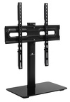 Uniwersalny stojak do TV Maclean, na szafkę RTV, podstawka, max.35 kg, obrót 20 stopnii, dla TV 32-55", MC-132