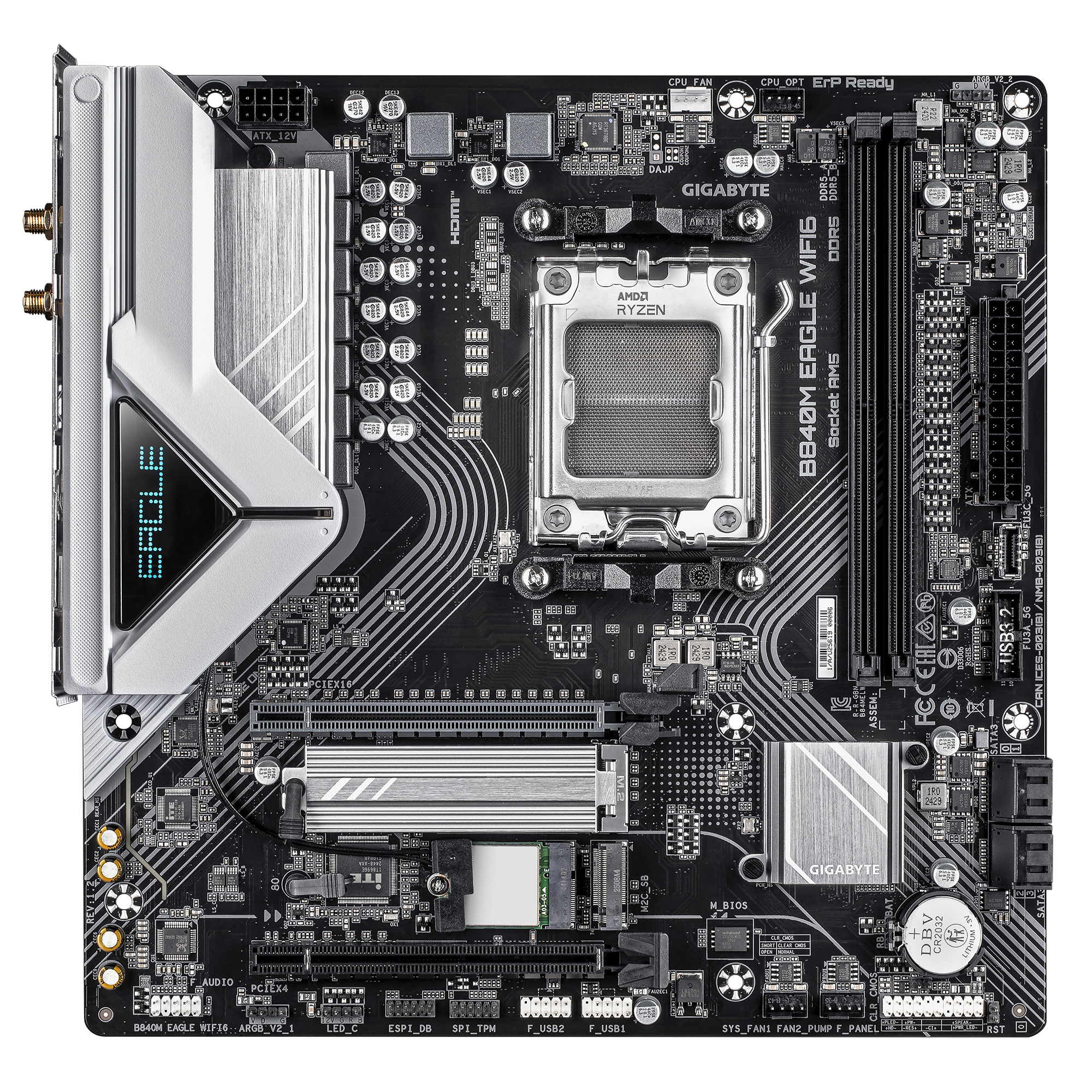 Płyta główna Gigabyte B840M EAGLE WIFI6 AM5 Płyta główna Gigabyte B840M EAGLE WIFI6 AM5