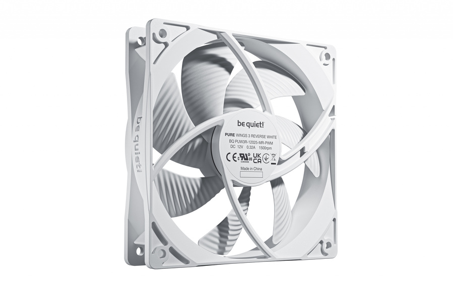 Zdjęcie produktu: Zestaw wentylatorów be quiet! Pure Wings 3 120mm PWM Reverse White 3-pack (BL136)
