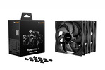 Miniatura zdjęcia: Zestaw wentylatorów be quiet! Pure Wings 3 140mm PWM Black 3-pack (BL139)