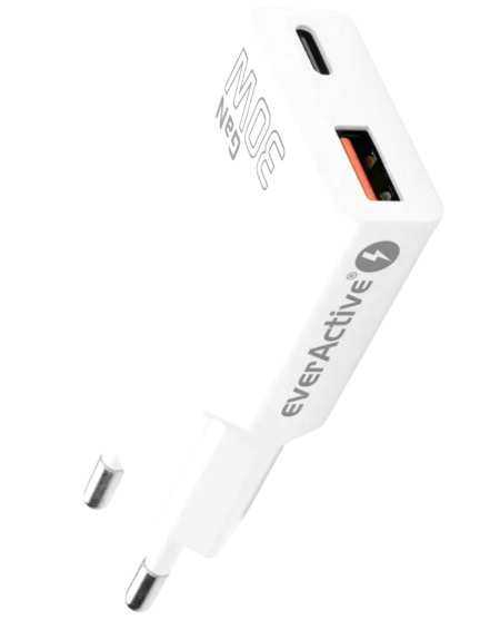 Ładowarka everActive GaN SUPER SLIM SC-380Q USB QC3.0 30W