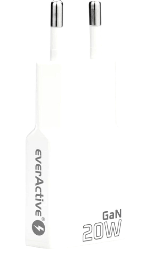 Zdjęcie produktu: Ładowarka everActive GaN SUPER SLIM SC-340Q z USB QC3 20W