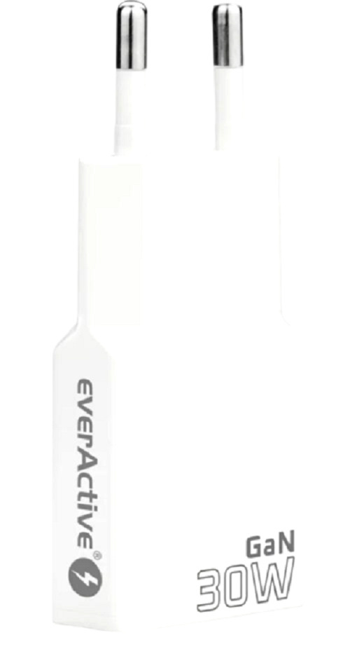 Ładowarka everActive GaN SUPER SLIM SC-385Q USB-C PD 30W