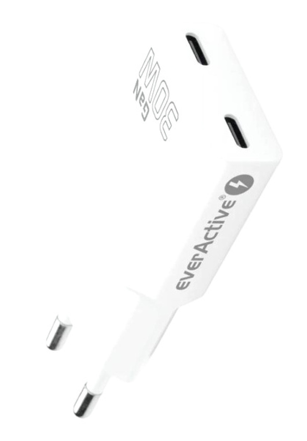 Zdjęcie produktu: Ładowarka everActive GaN SUPER SLIM SC-385Q USB-C PD 30W