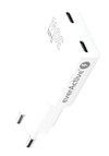 Ładowarka sieciowa everActive GaN SUPER SLIM SC-385Q z dwoma gniazdami USB-C PD 30W