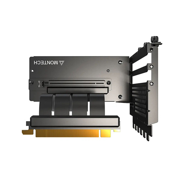 Zdjęcie produktu: Montech Vertical GPU Mounting Kit 2 Black Riser PCIe 4.0