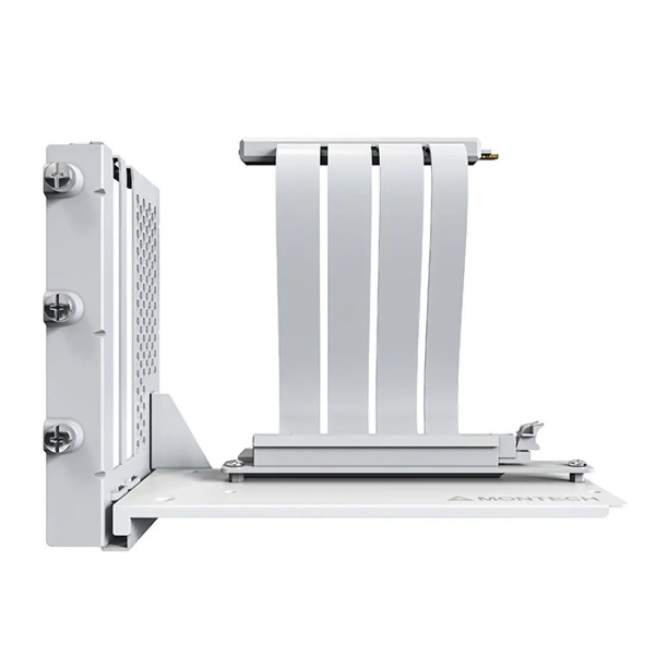 Zdjęcie produktu: Montech Vertical GPU Mounting Kit 2 White Riser PCIe 4.0