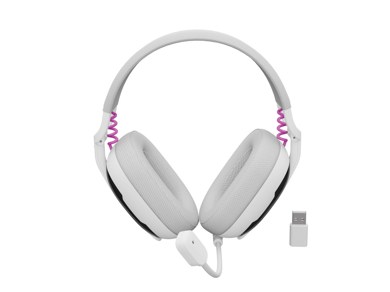 Zdjęcie produktu: Słuchawki nauszne Fury Fukiya F6 z mikrofonem bezprzewodowe - białe