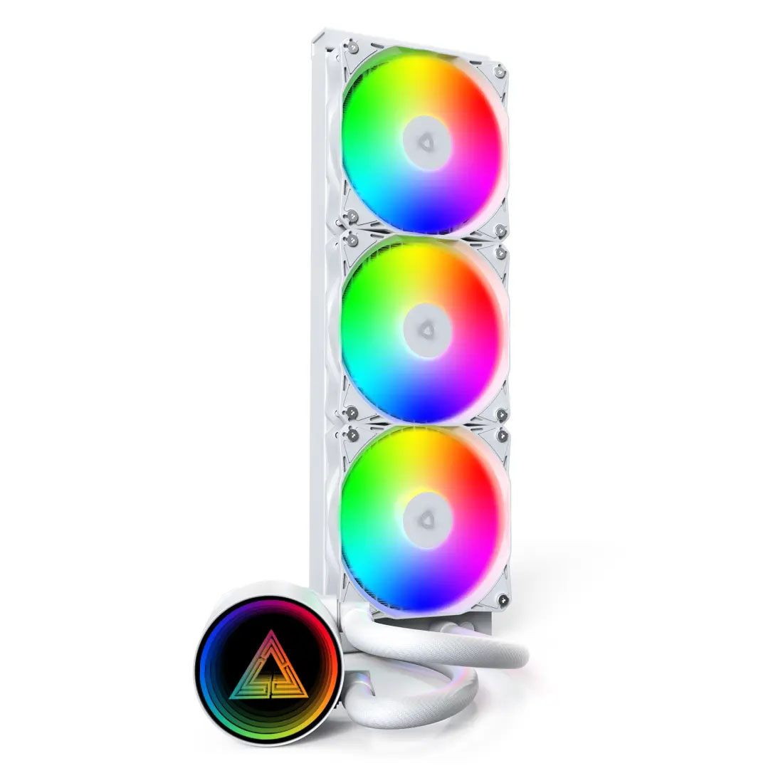 Montech LightFlow ARGB 360 White zestaw AIO