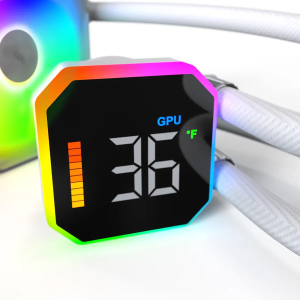 Zdjęcie produktu: Montech HyperFlow Digital 360 White zestaw AIO