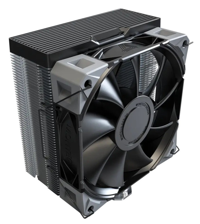 Montech NX400 Black, chłodzenie CPU