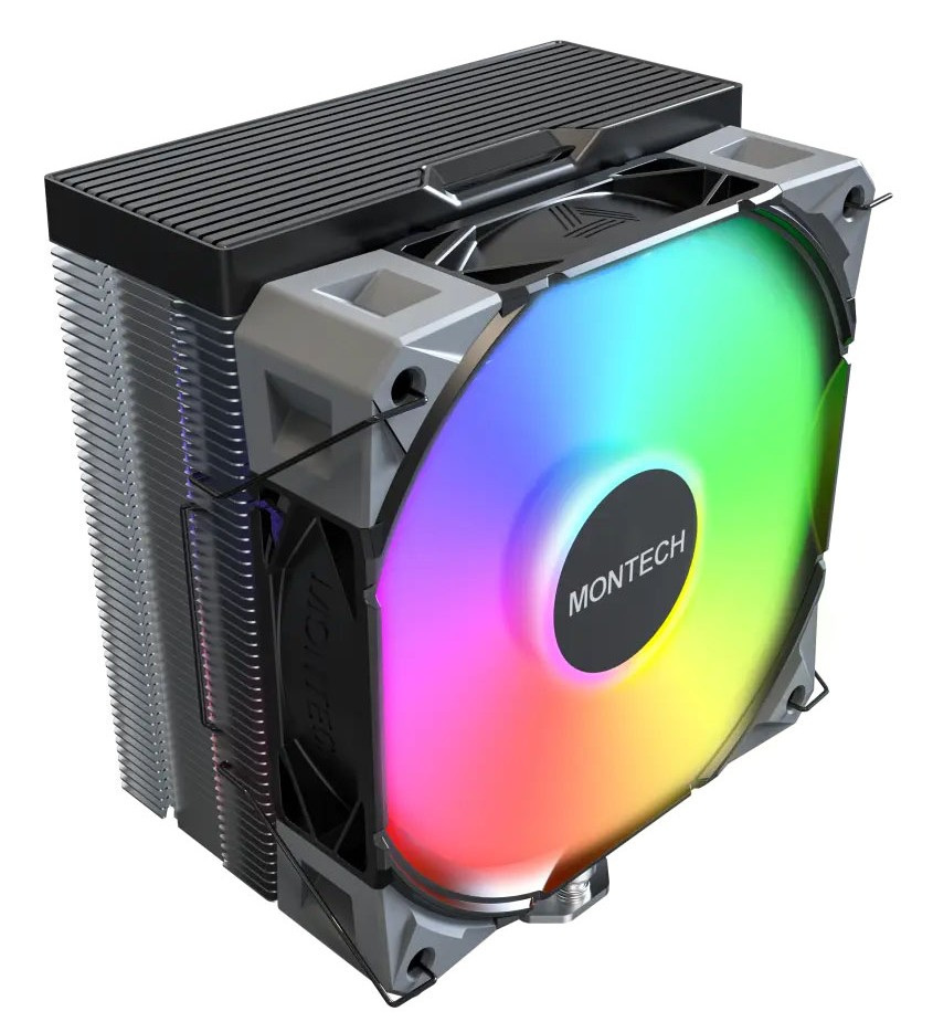 Montech NX400 ARGB Black, chłodzenie CPU