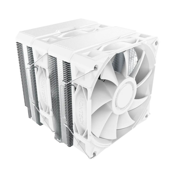 Zdjęcie produktu: Montech NX600 White, chłodzenie CPU Zdjęcie produktu: Montech NX600 White, chłodzenie CPU
