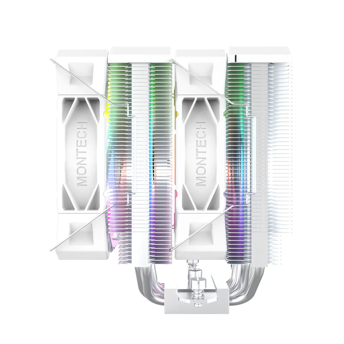 Montech NX600 ARGB White, chłodzenie CPU