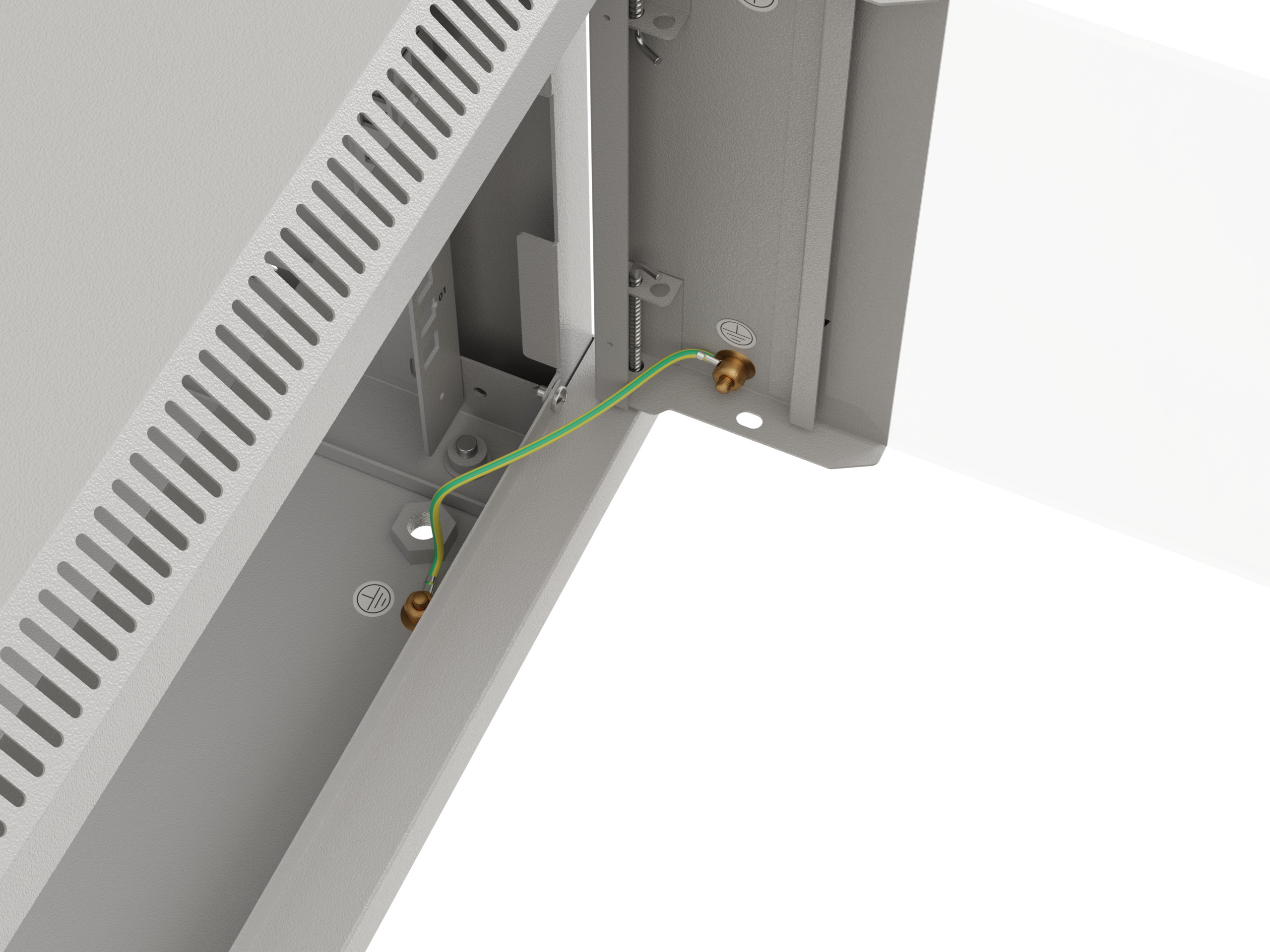 Szafa instalacyjna Rack wisząca 19