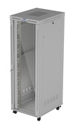 Szafa Instalacyjna Rack Stojąca 19" 47U 800X1000 drzwi przeszklone LCD Lanberg  (Flat Pack) - szara