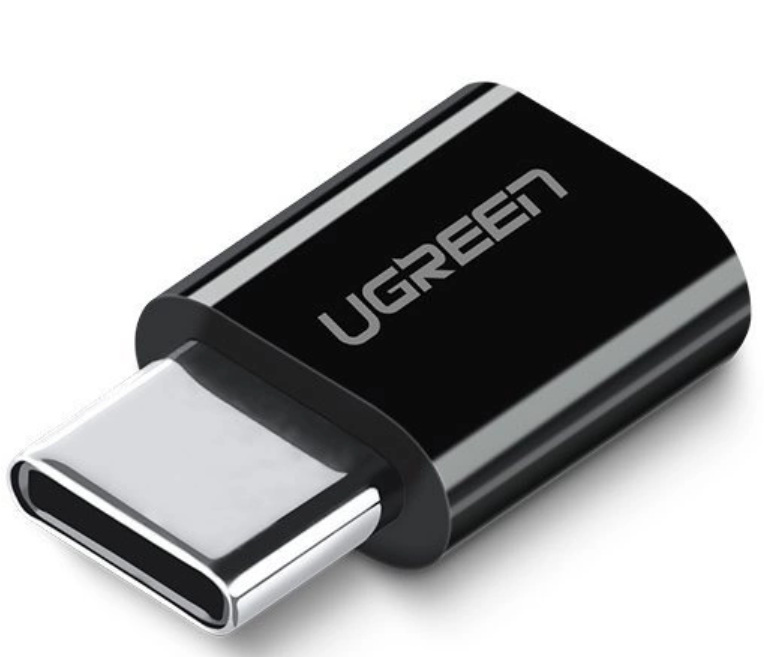 Adapter przejściówka z micro USB na USB Typ C Ugreen czarny (30391)