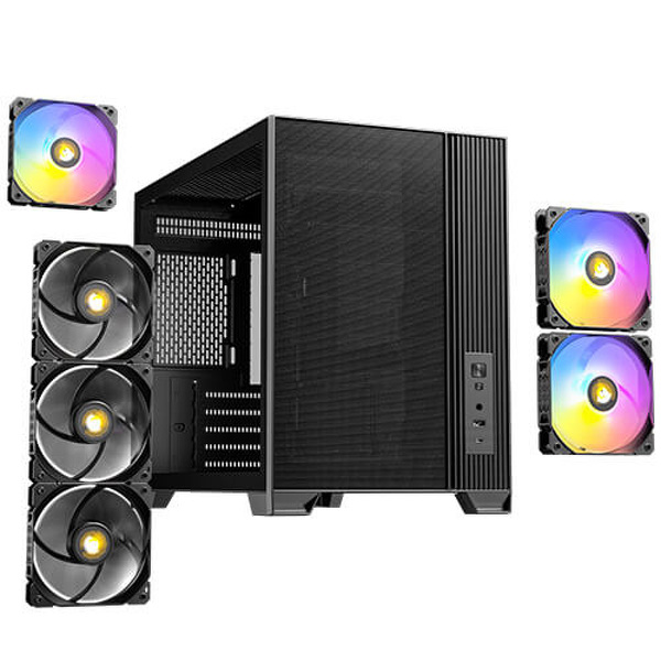 Zdjęcie produktu: Obudowa do komputera Antec Flux M Black Micro-ATX ITX Zdjęcie produktu: Obudowa do komputera Antec Flux M Black Micro-ATX ITX