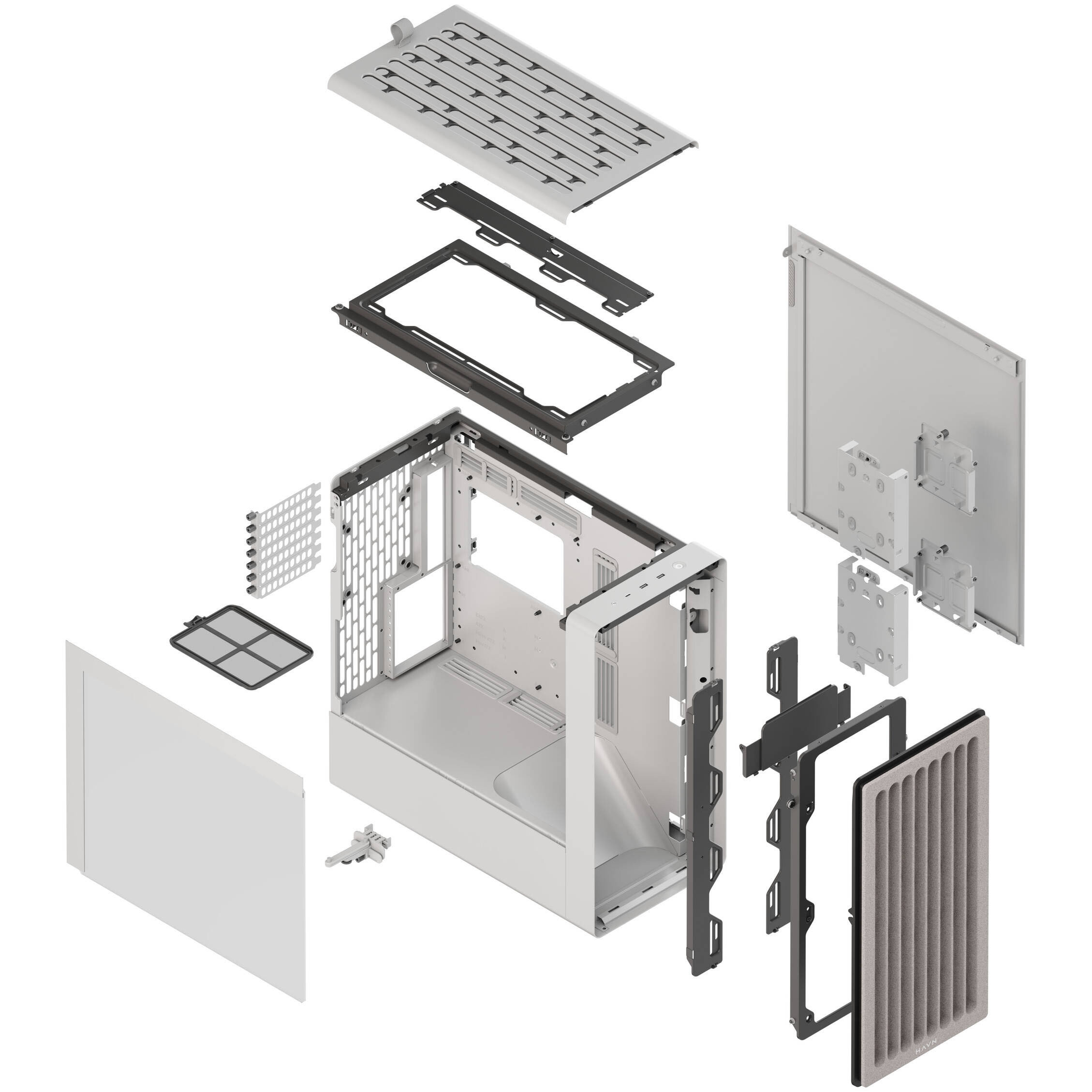Obudowa do komputera HAVN BF 360 White (HVN-CA-BF360-01)