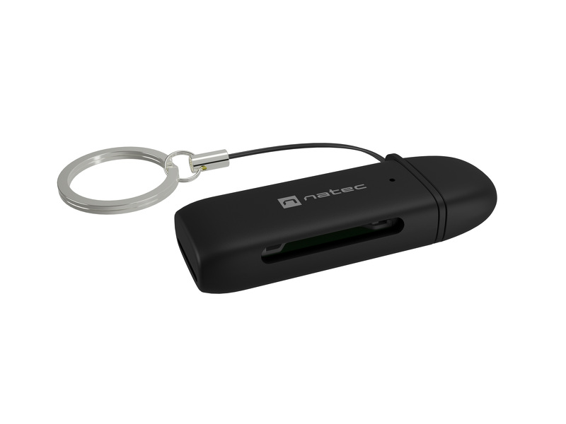 Zdjęcie produktu: Czytnik kart Natec SCARAB C SD/MicroSD, USB-C 3.2 gen.1 - czarny