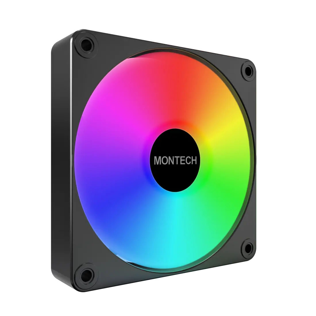 Zestaw wentylatorów Montech GF120R V2 ARGB PWM Reverse Black 120mm (3-pak) Zestaw wentylatorów Montech GF120R V2 ARGB PWM Reverse Black 120mm (3-pak)