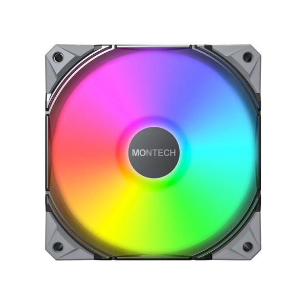 Zdjęcie produktu: Zestaw wentylatorów Montech E28 ARGB PWM Black 120mm (3-pak) Zdjęcie produktu: Zestaw wentylatorów Montech E28 ARGB PWM Black 120mm (3-pak)