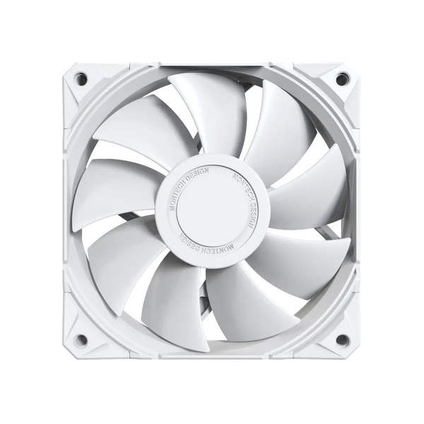 Zdjęcie produktu: Wentylator Montech E28 PWM White 120mm Zdjęcie produktu: Wentylator Montech E28 PWM White 120mm