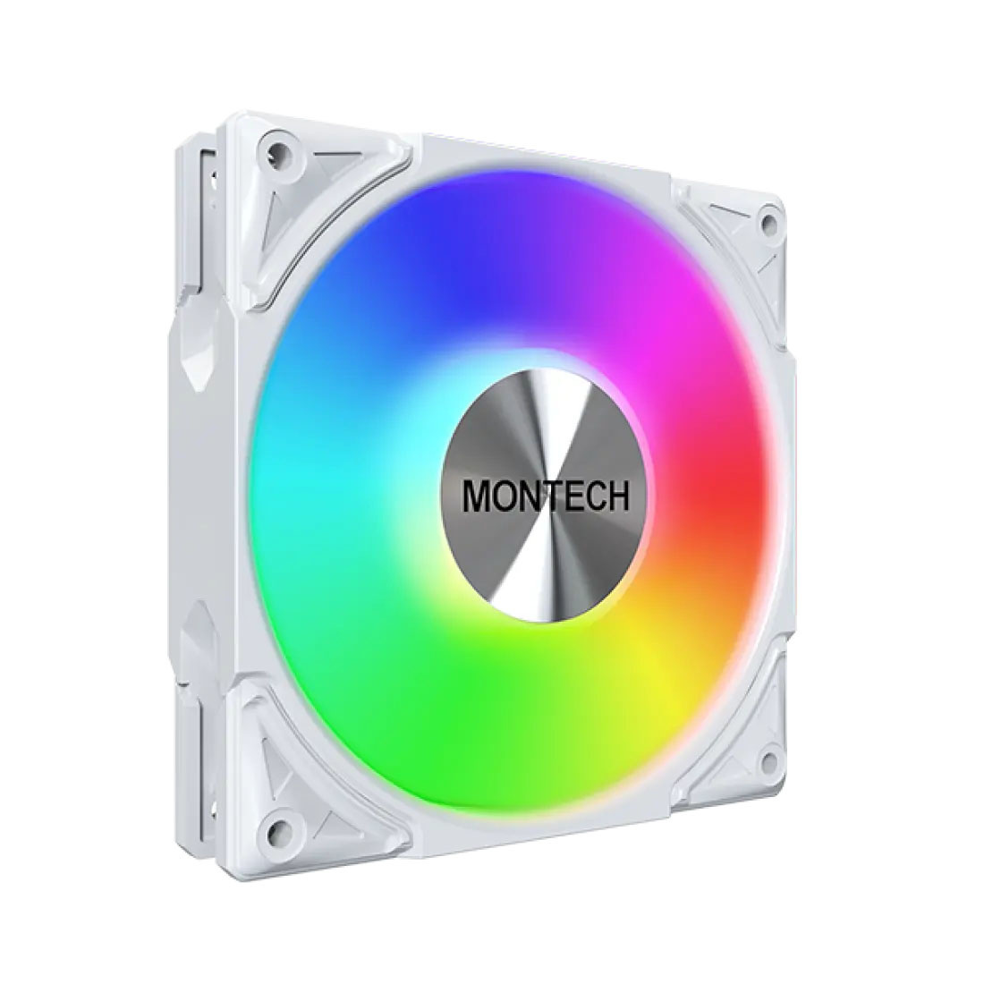 Wentylator Montech Metal Pro 12 ARGB PWM White 120mm