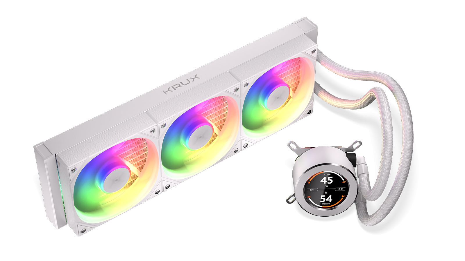 Krux HydroGlance 360 LCD White (KRXE005)