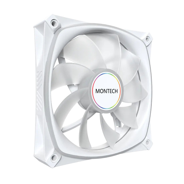 Zdjęcie produktu: Wentylator Montech RX120 Pro ARGB PWM Reverse White 120mm