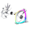 Miniatura zdjęcia: Wentylator Montech RX140 ARGB PWM Reverse White 140mm