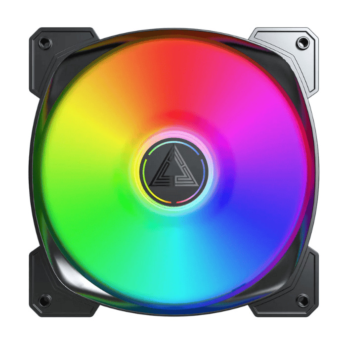 Zestaw wentylatorów Montech HP140 ARGB PWM Black 140mm (3-pak)