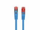 Miniatura zdjęcia: Kabel Lanberg RJ45 Patch cord Kat.6 S/FTP Lszh Cu 3m Niebieski Fluke Passed
