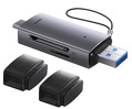 Miniatura zdjęcia: Czytnik kart pamięci Baseus Lite Series USB-A/USB-C 3.0 SD/TF - szary Miniatura zdjęcia: Czytnik kart pamięci Baseus Lite Series USB-A/USB-C 3.0 SD/TF - szary