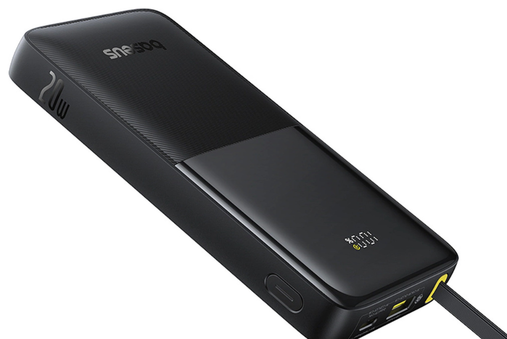Powerbank Baseus Bipow 2 20000mah 20W z cyfrowym LCD+USB-C Powerbank Baseus Bipow 2 20000mah 20W z cyfrowym LCD+USB-C
