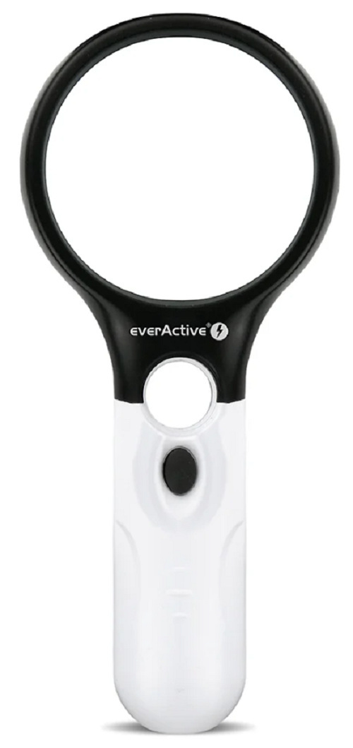 Lupa / szkło powiększające z podświetleniem LED everActive MG-01