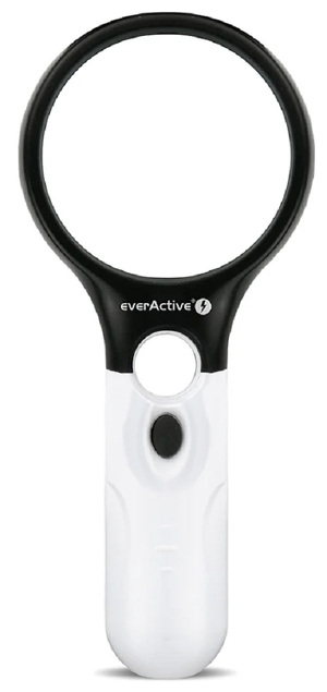 Miniatura produktu: Lupa / szkło powiększające z podświetleniem LED everActive MG-01