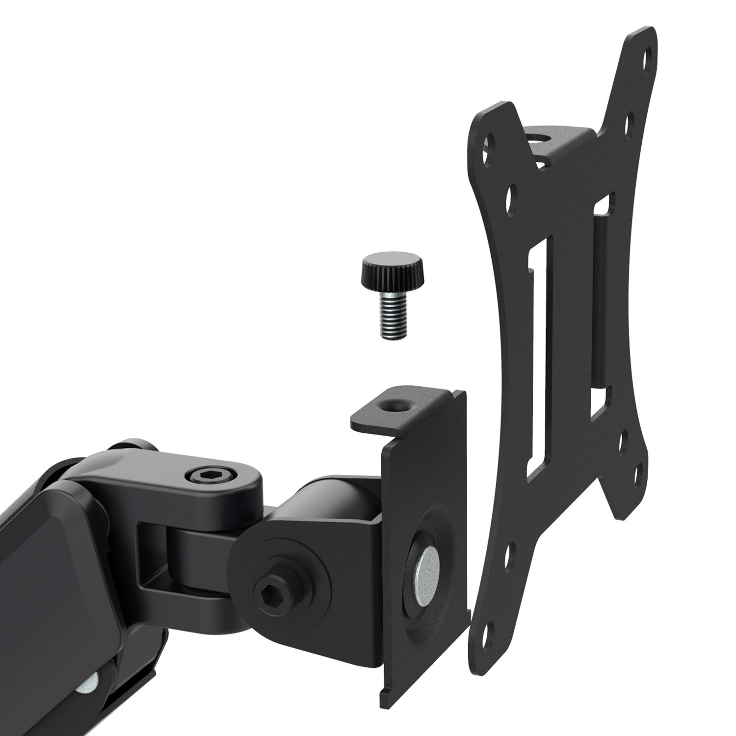 Uchwyt na monitor Maclean, sprężyna gazowa, 17