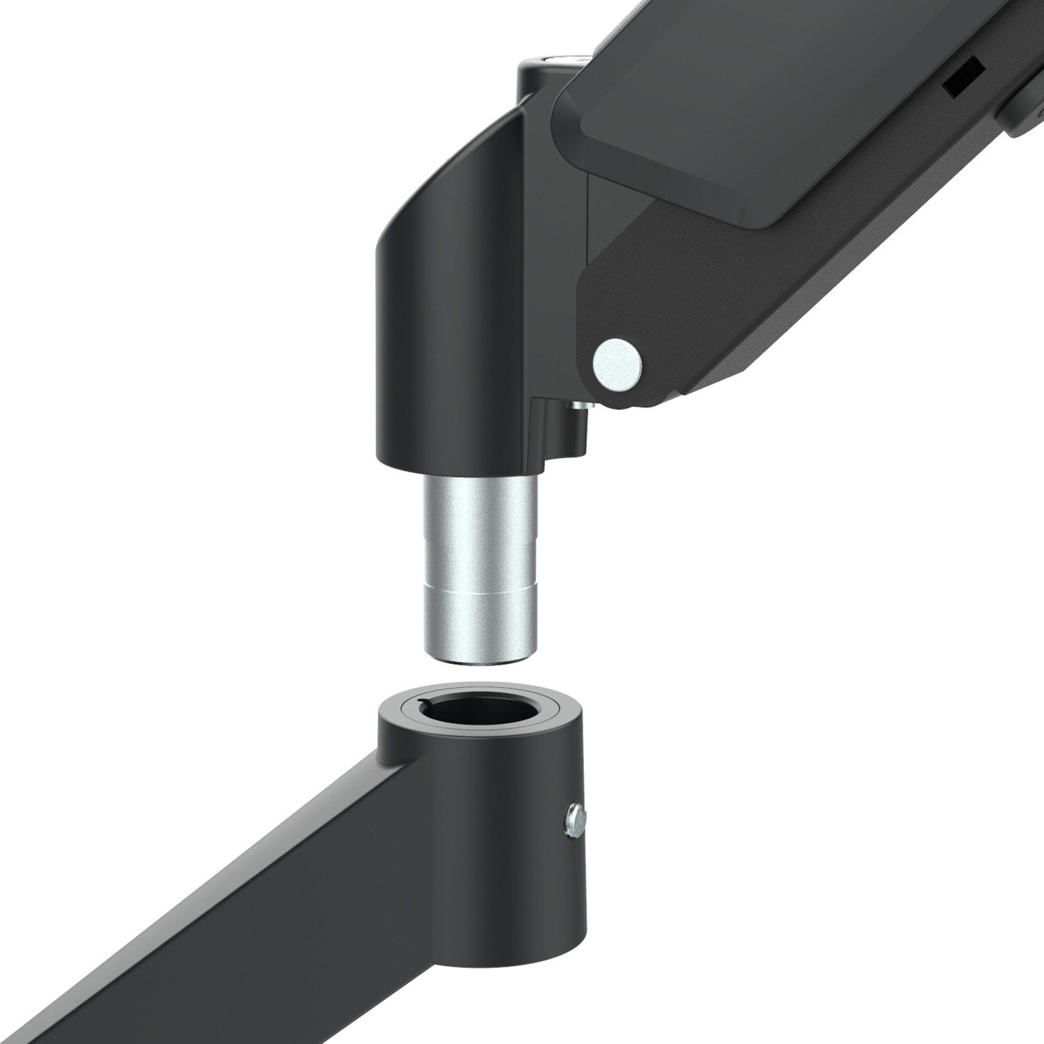 Uchwyt na 2 monitory Maclean, sprężyna gazowa, 17