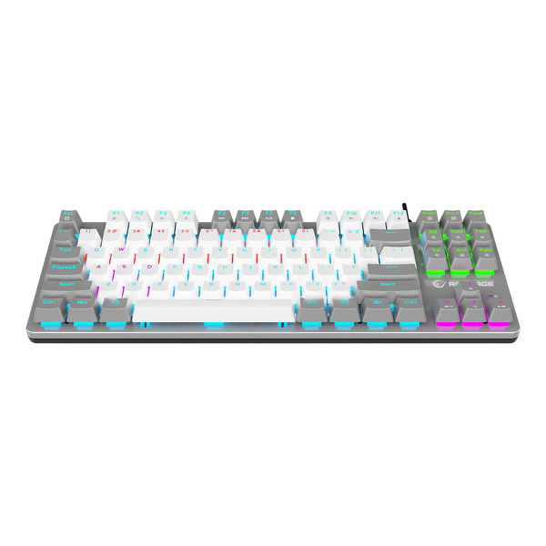 Zdjęcie produktu: Klawiatura Rampage Mechaniczna Snug RGB KRGD Red biało-szara