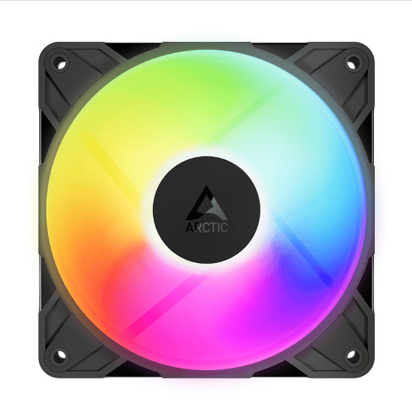 Zdjęcie produktu: Wentylator Arctic P12 Pro Reverse ARGB PWM PST Black 120mm, zestaw 3szt (ACFAN00333A)