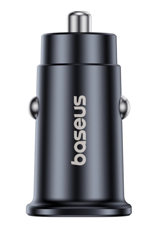 Ładowarka samochodowa Baseus GoTrip 2 x USB-C 30W - czarna Ładowarka samochodowa Baseus GoTrip 2 x USB-C 30W - czarna