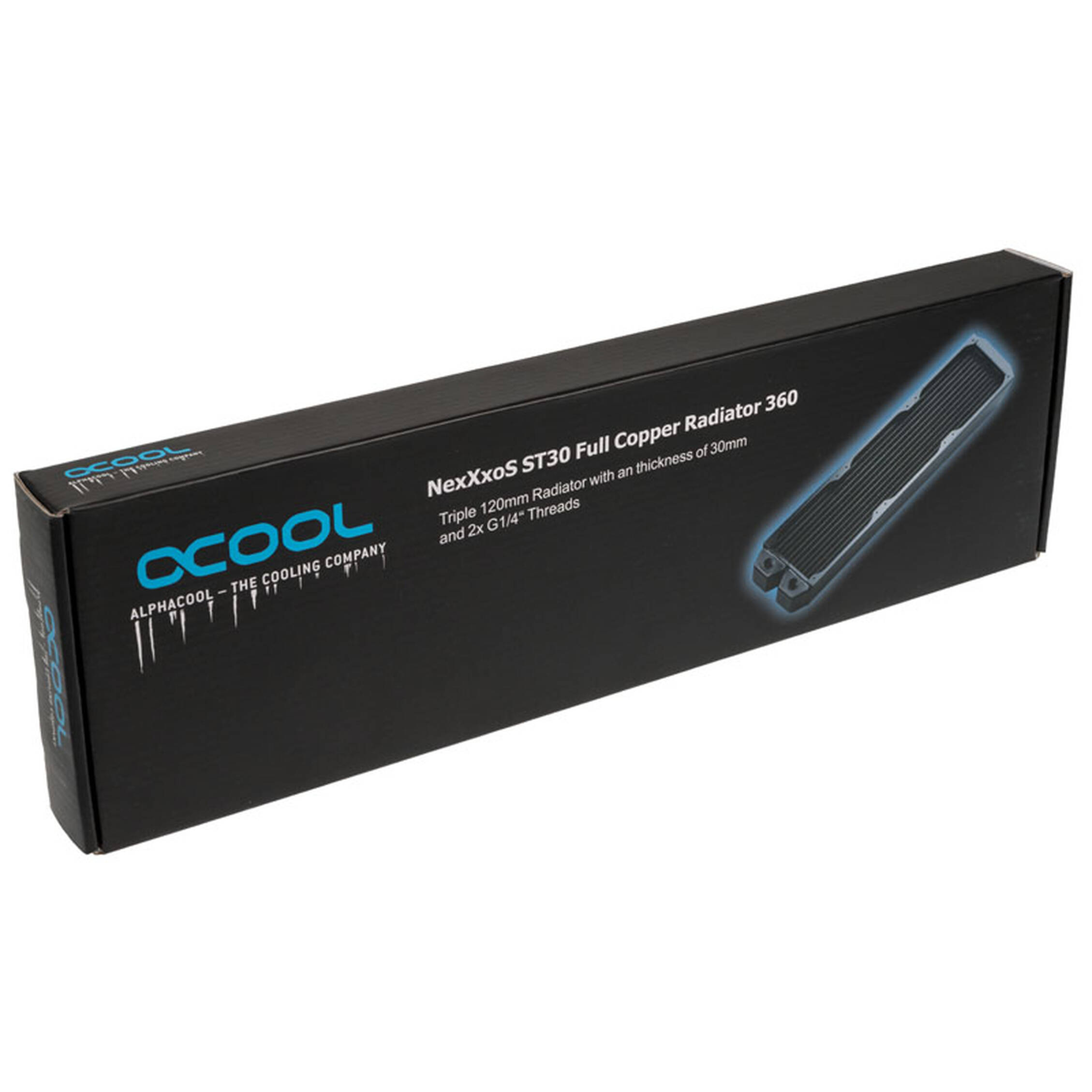 Alphacool NexXxoS ST30 Full Copper 360mm radiator Alphacool NexXxoS ST30 Full Copper 360mm radiator