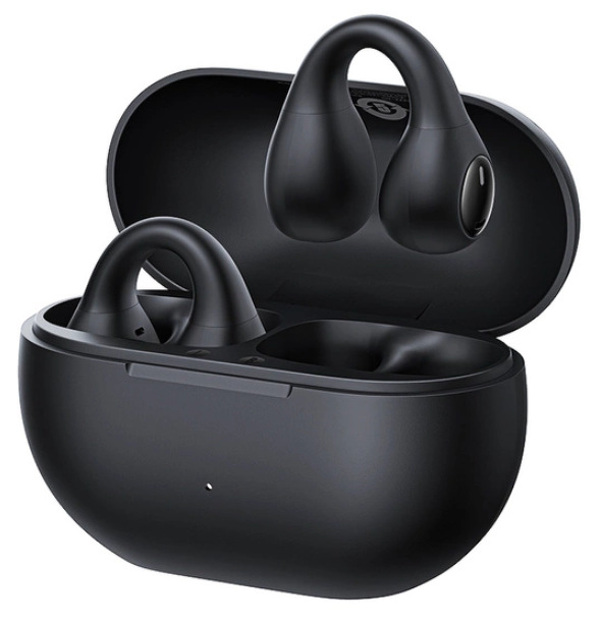 Zdjęcie produktu: Słuchawki bezprzewodowe Baseus Bass 15 Clip OWS z kablem Simple USB-C 3A 30cm - czarne Zdjęcie produktu: Słuchawki bezprzewodowe Baseus Bass 15 Clip OWS z kablem Simple USB-C 3A 30cm - czarne